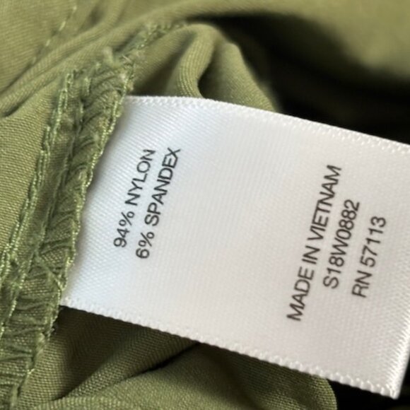 EMS green hiking pants with belt, size 4R - Picture 4 of 5